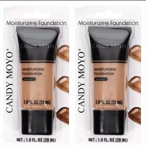 2 x Candy Moyo Moisturizing Foundation In Medium 1 1fl oz BNIB